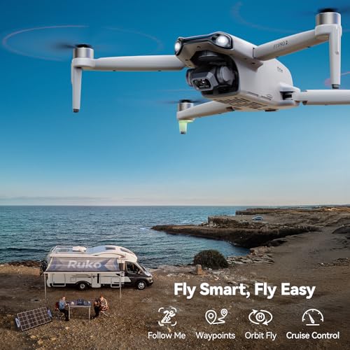 2 Drone with 6K Camera, 3-Axis Gimbal, 70-Min Flight Time with 2 Batteries T770166