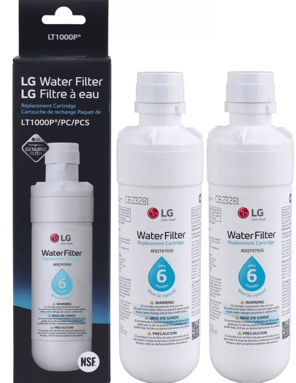 Replacement Refrigerator Water Filter (Pcs of 2) B317279