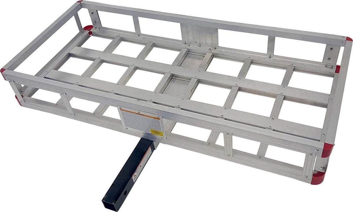 49 x 22.5 Hitch Mount Aluminum Cargo Carrier with High Side Rails T330