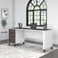 Storm Gray/White Desk E802
