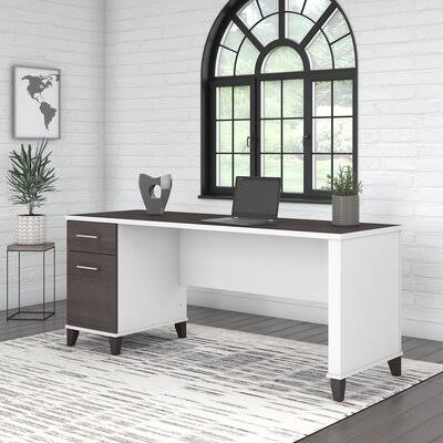 Storm Gray/White Desk E802