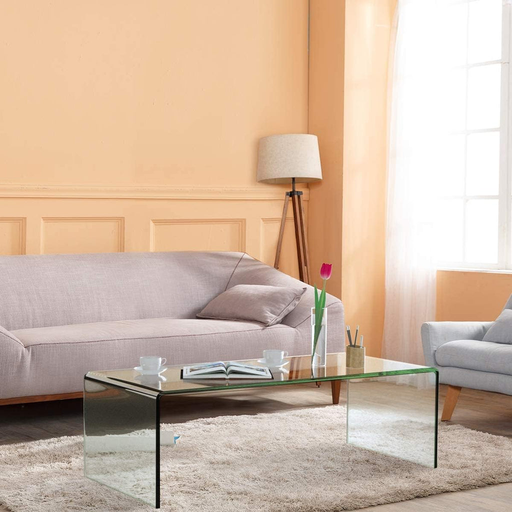 Glass Coffee Table with Tempered Glass K891802