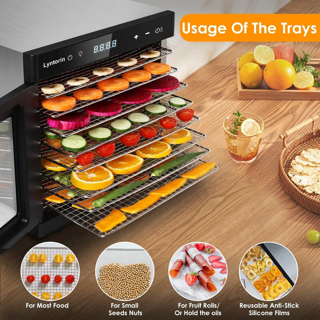 700W 8 Trays Food Dehydrator Machine J4205