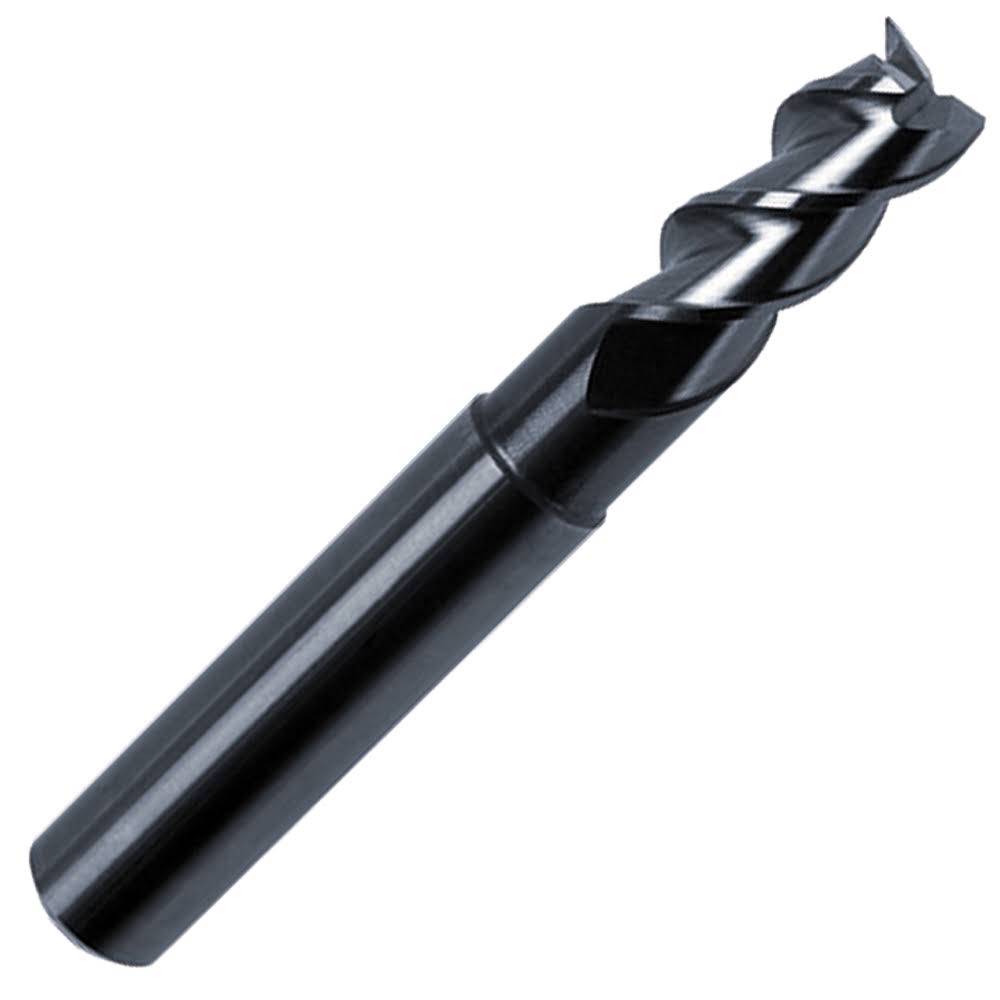 5/8x22 3 Flute 45° Helix Carbide End Mill Bright Uncoated H82245