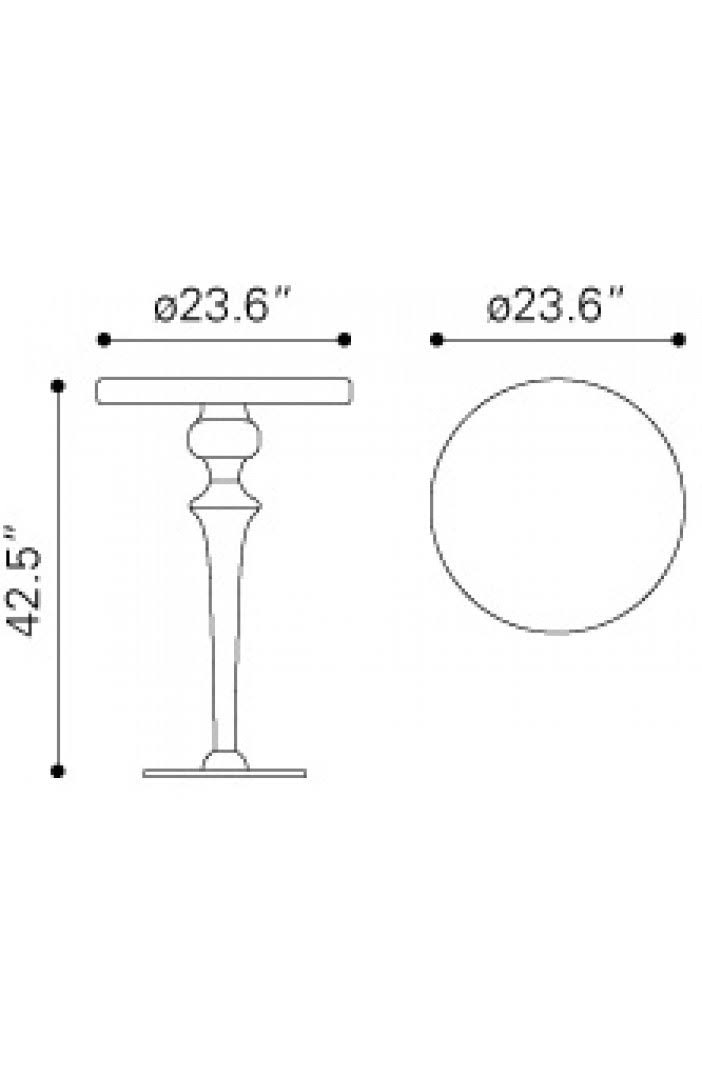 Stainless Steel Bar Table D783