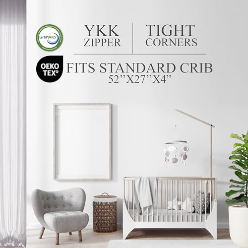 Organic Cotton 2-Sided Crib Mattress E14615