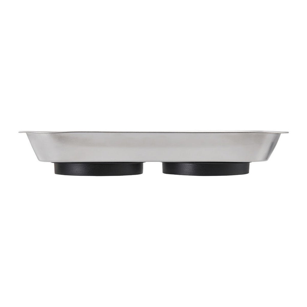 9-1/2 in. x 5-1/2 in. Magnetic Stainless Steel Parts Tray X874