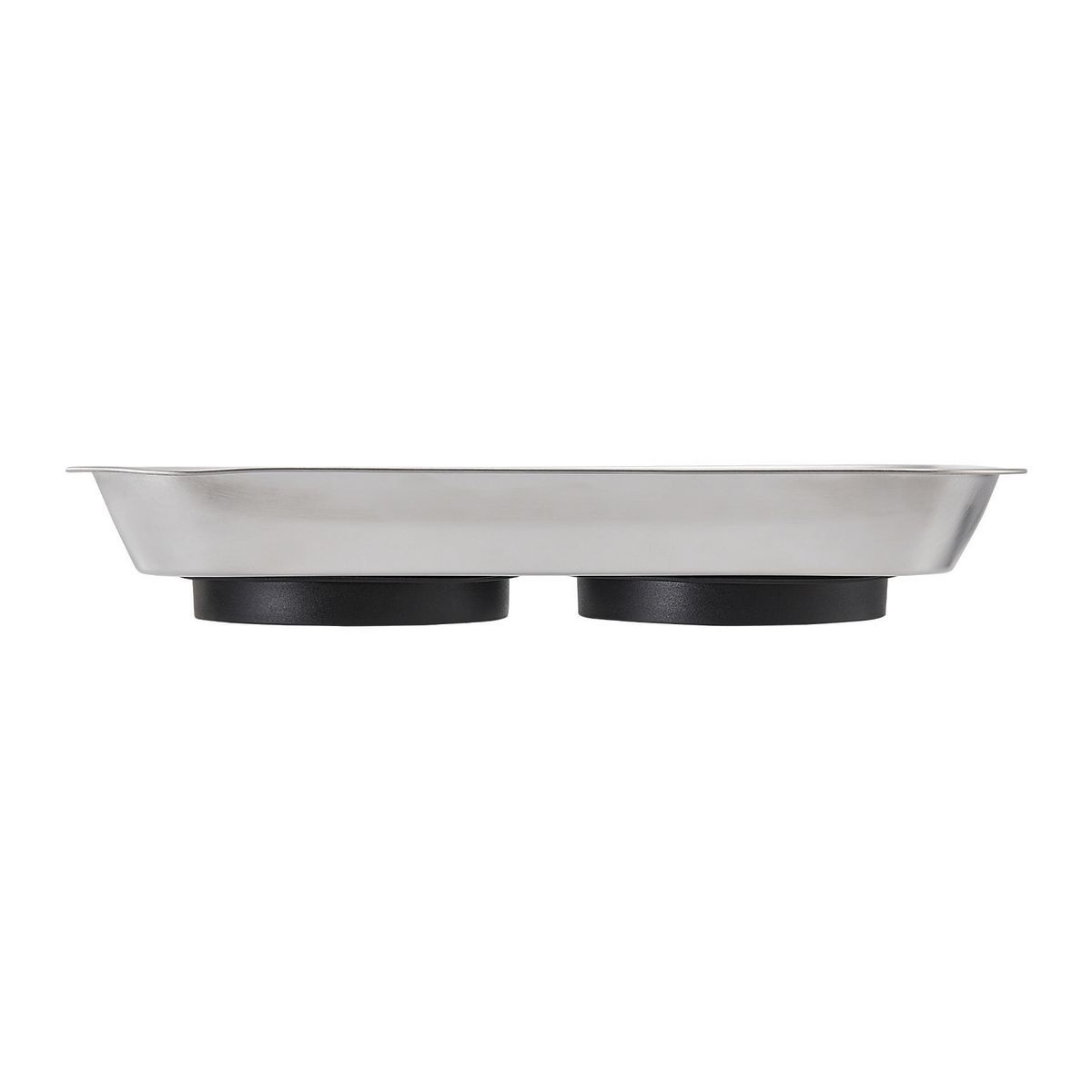 9-1/2 in. x 5-1/2 in. Magnetic Stainless Steel Parts Tray X874