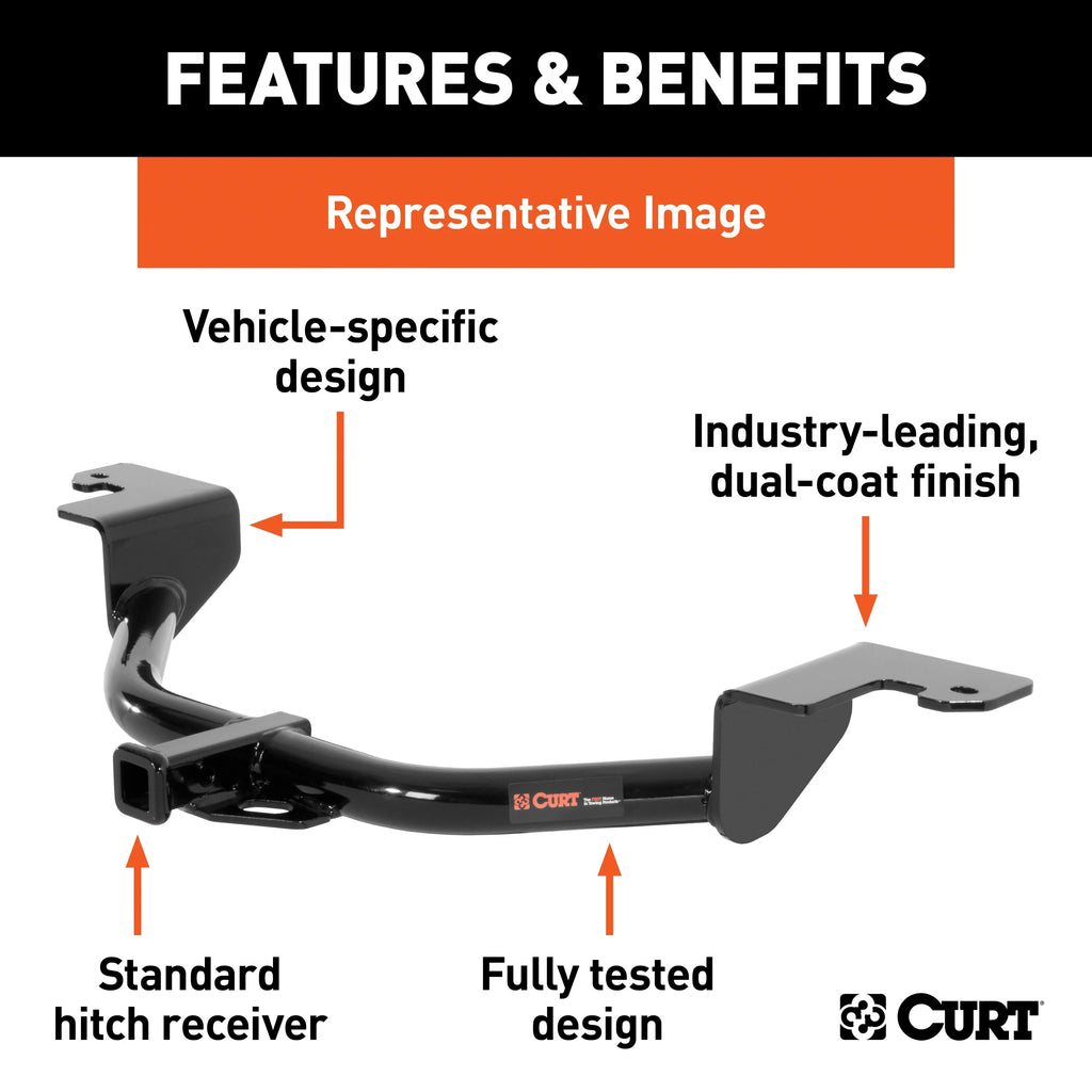 Class 2 Trailer Hitch, 1-1/4-Inch Receiver C220