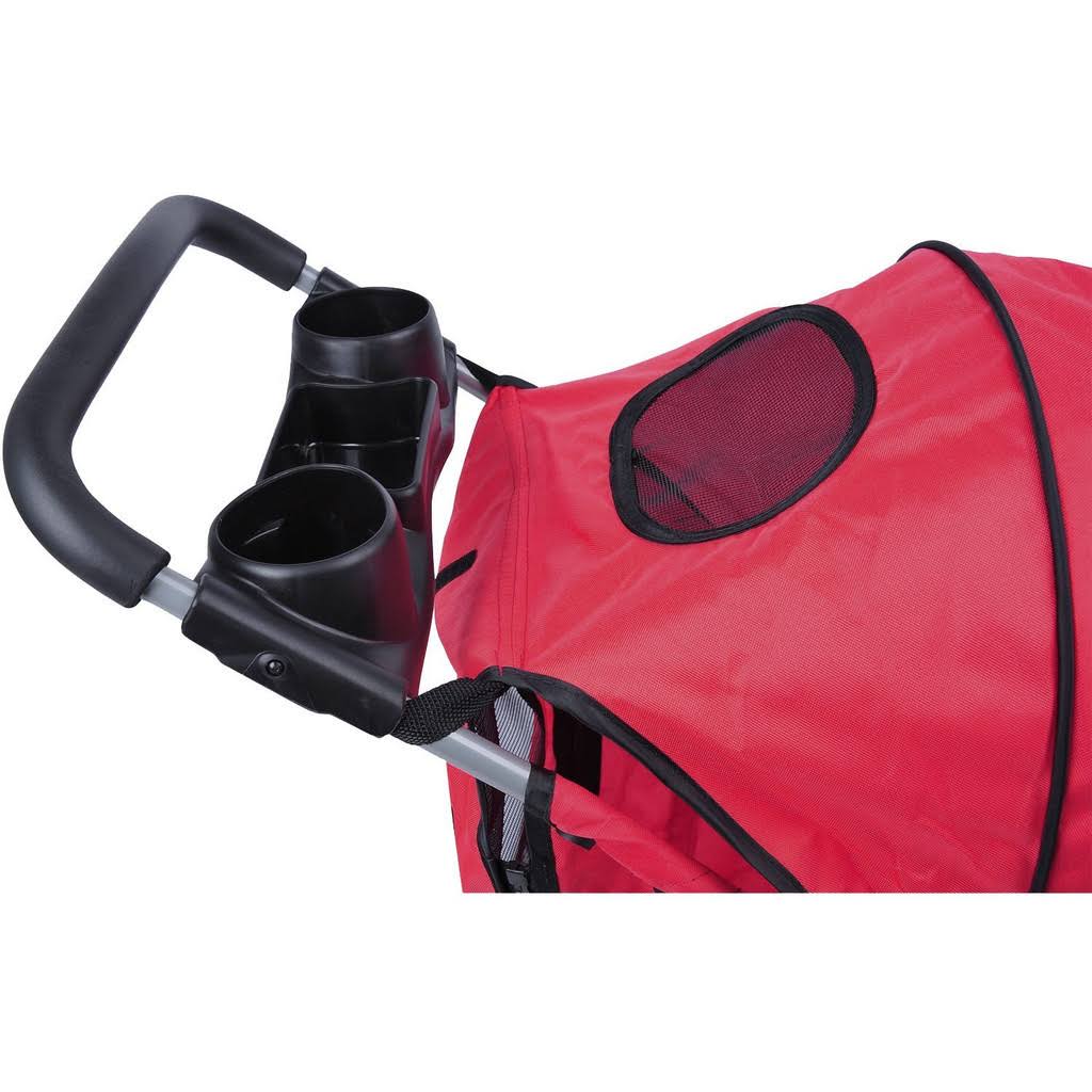 Red 4-Wheel Pet Stroller G812119