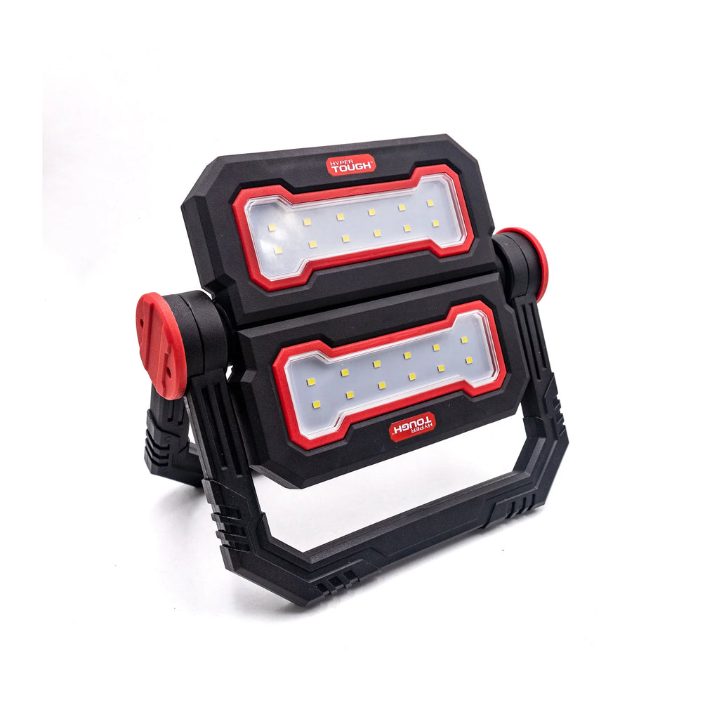 1000 Lumen Led Work Light Folding Stand Black Red Plastic L7880