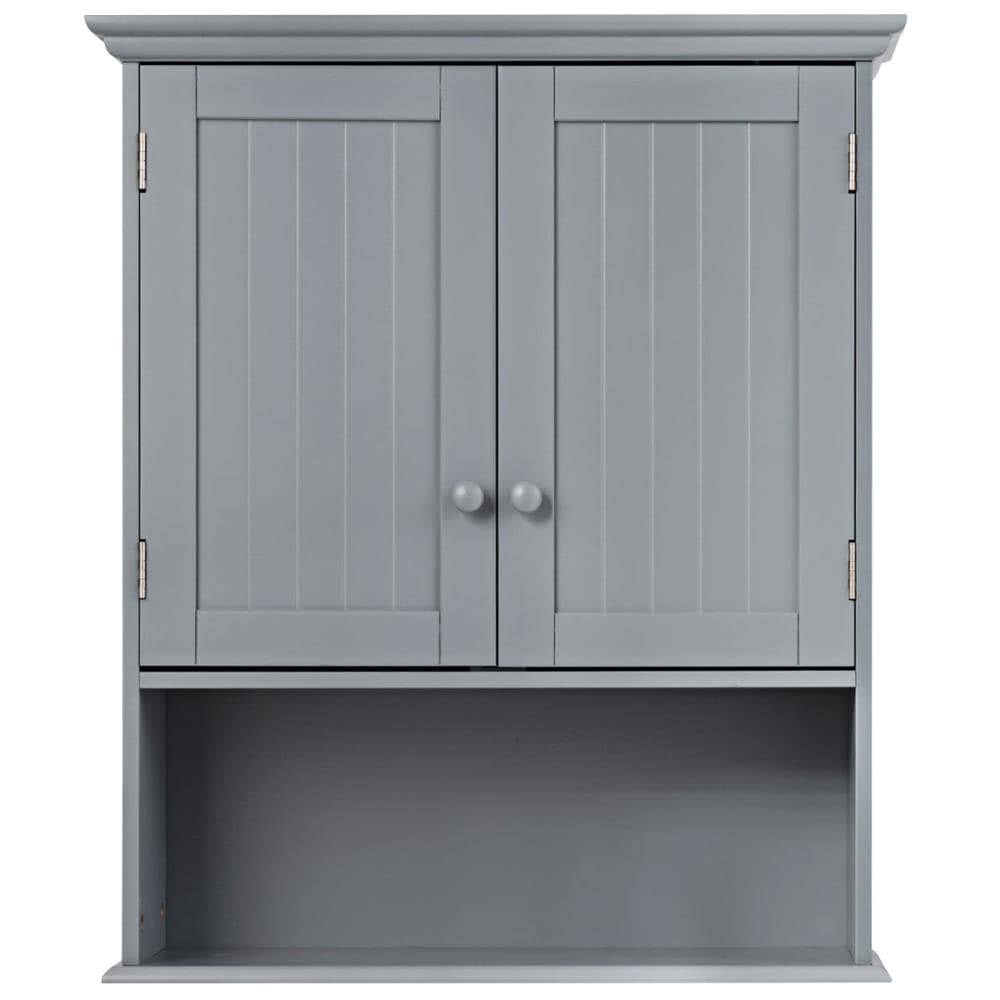 Gray Bathroom Wall Cabinet L91237