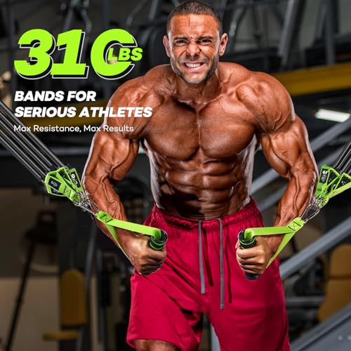 Heavy Duty Resistance Bands with Handles D5386