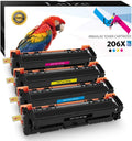 4-Pack Toner Cartridge for HP Color Pro M255 M283 M282 Printer KCMY H72653