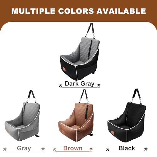 Black Memory Foam Dog Car Seat P314132