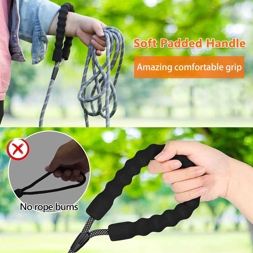 Rope Dog Leash with Swivel Lockable Hook R963628