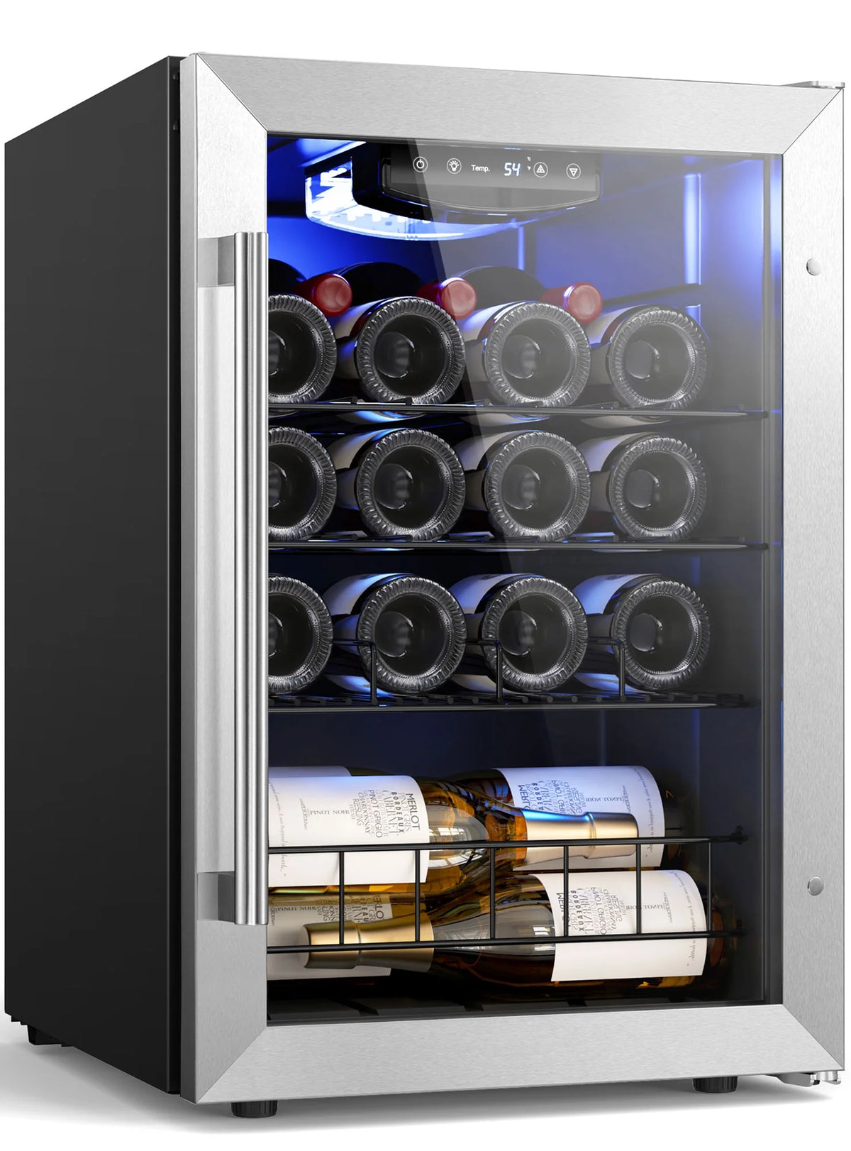 20 Bottle Freestanding Compact Wine Cooler Refrigerator X40542