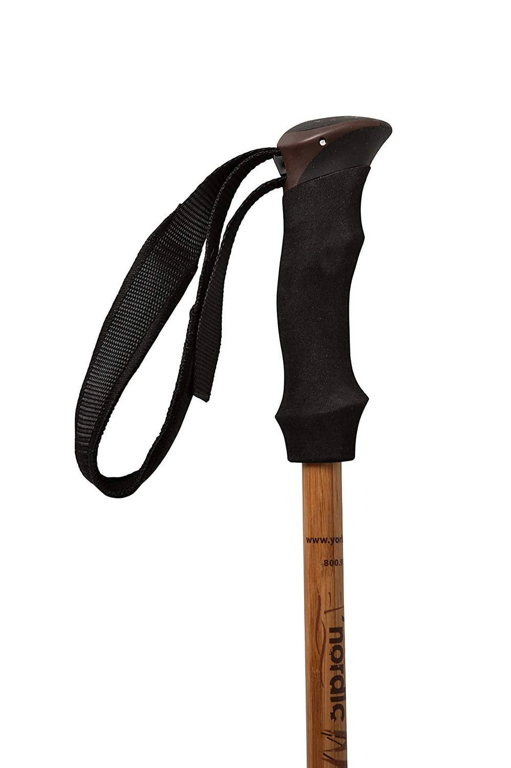 Bamboo & Carbon Fiber Walking Poles - 2 Pack - 6.8 oz Ultralight Collapsible Hiking Poles D788203