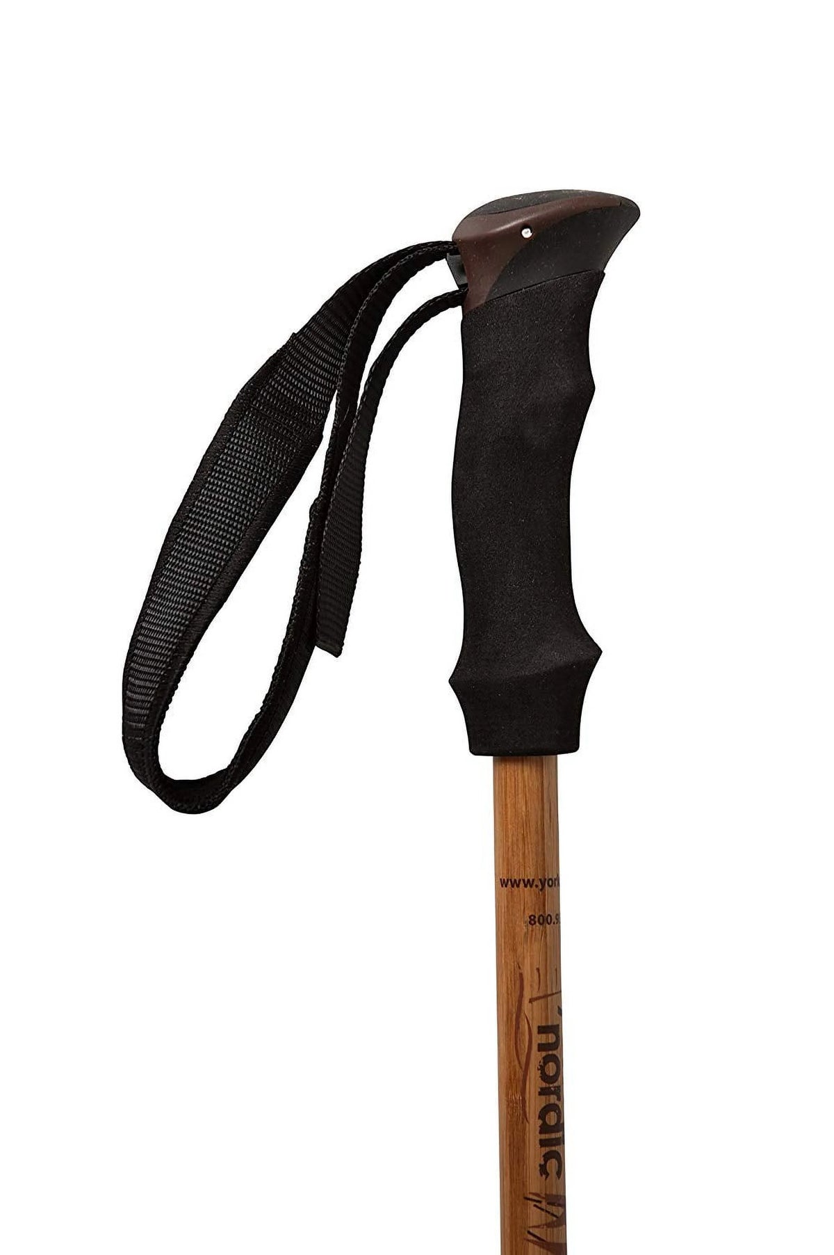 Bamboo & Carbon Fiber Walking Poles - 2 Pack - 6.8 oz Ultralight Collapsible Hiking Poles D788203