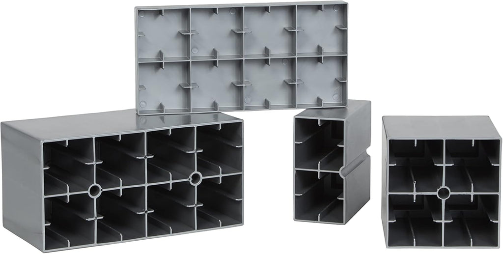 White Modular Wall Kit with Accordion Door B745
