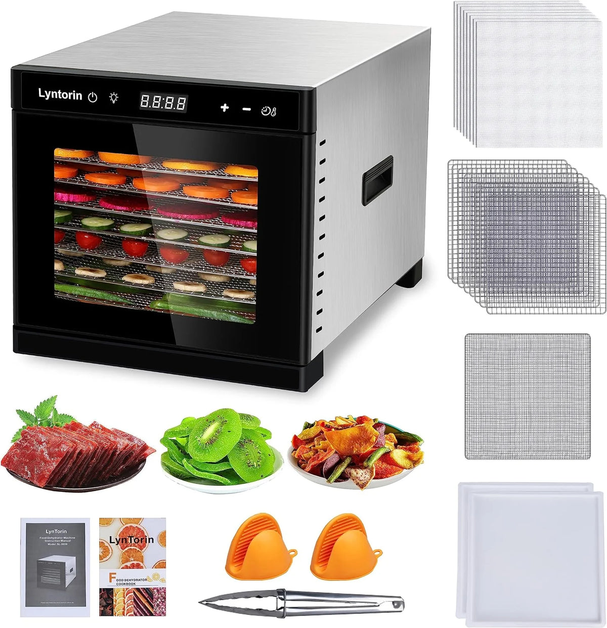 700W 8 Trays Food Dehydrator Machine J4205