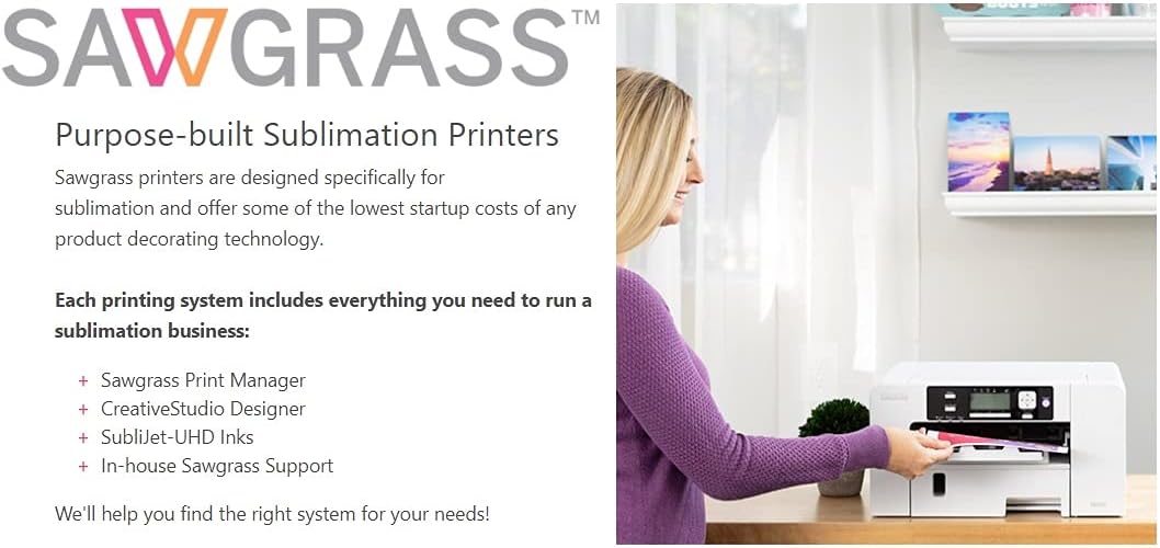 Sublimation Printer with Starter Kit of Inks and 220 Sheets of Sublimation Paper B978188