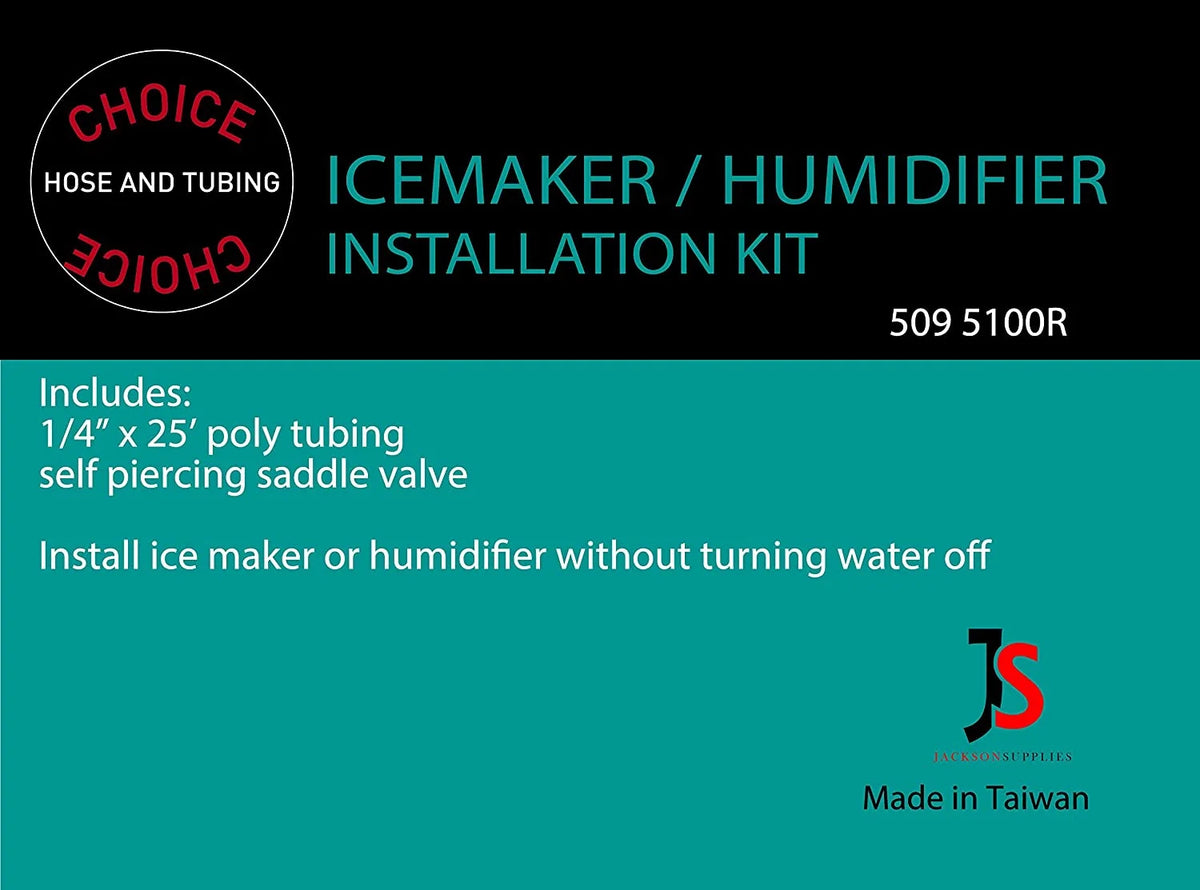Ice Maker and Humidifier Installation Kit with Poly Tubing A60123