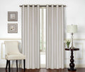 Red Solid Faux Silk Double Waterfall Valance with Tails X809