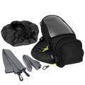 Black Waterproof Magnetic Motorcycle Tank Bag U87235