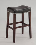 Black Bar Stool Set of 2 S9528