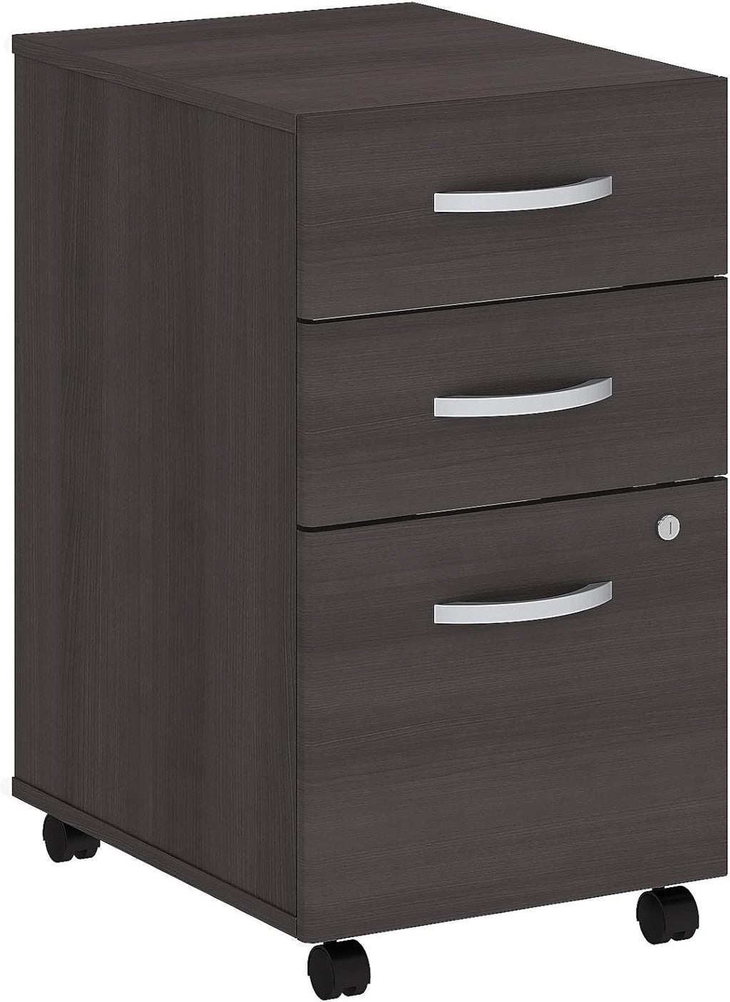 3 Drawer Mobile File Cabinet, Storm Gray T6014