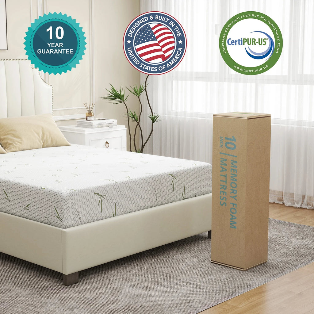 6 inch Gel Memory Foam Twin Mattress V529
