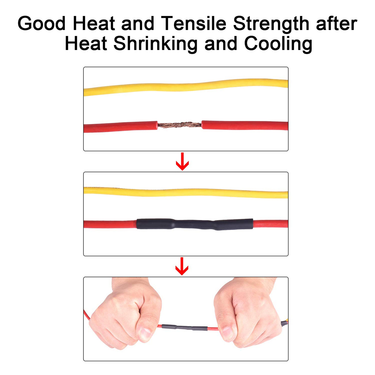 1 Inch 3:1 Waterproof Heat Shrink Tubing, 4 Ft Black F5314