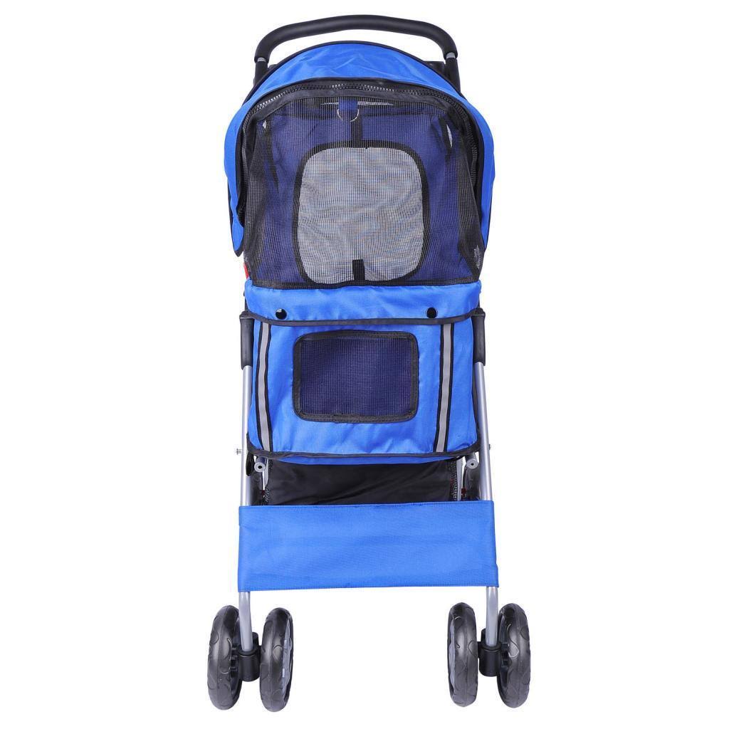 Red 4-Wheel Pet Stroller G812119
