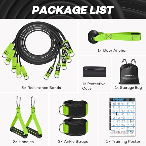 Heavy Duty Resistance Bands with Handles D5386