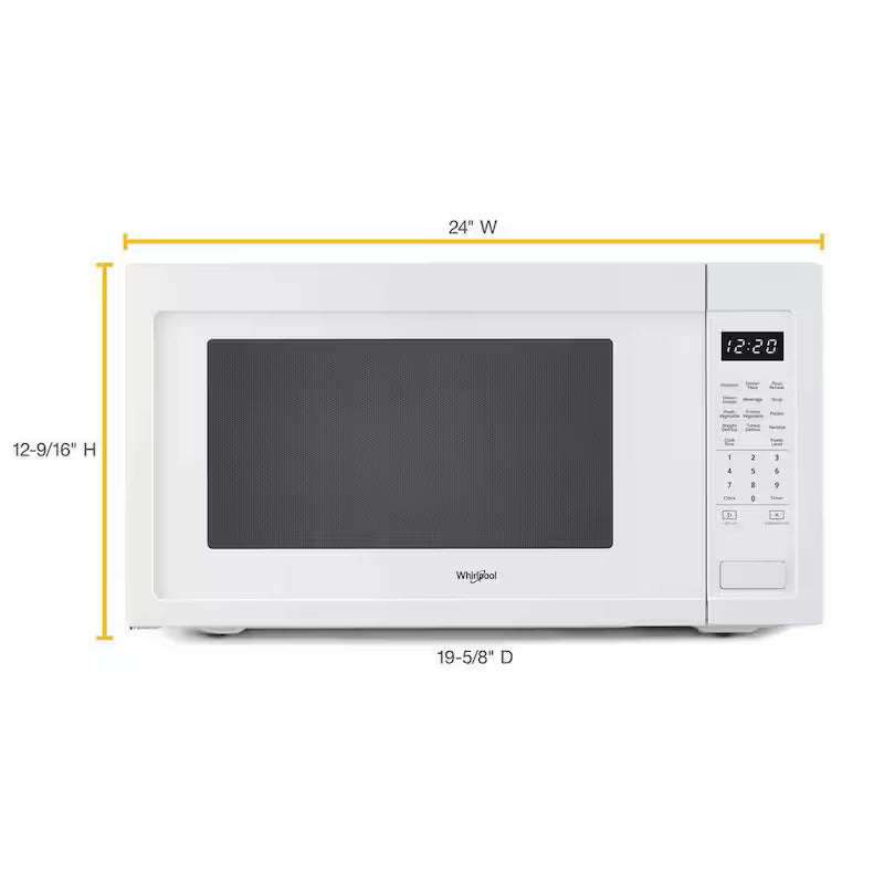 White 2.2 cu. ft. Countertop Microwave Z4889