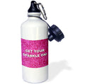 Hot Pink Sports Water Bottle, 21oz I304082