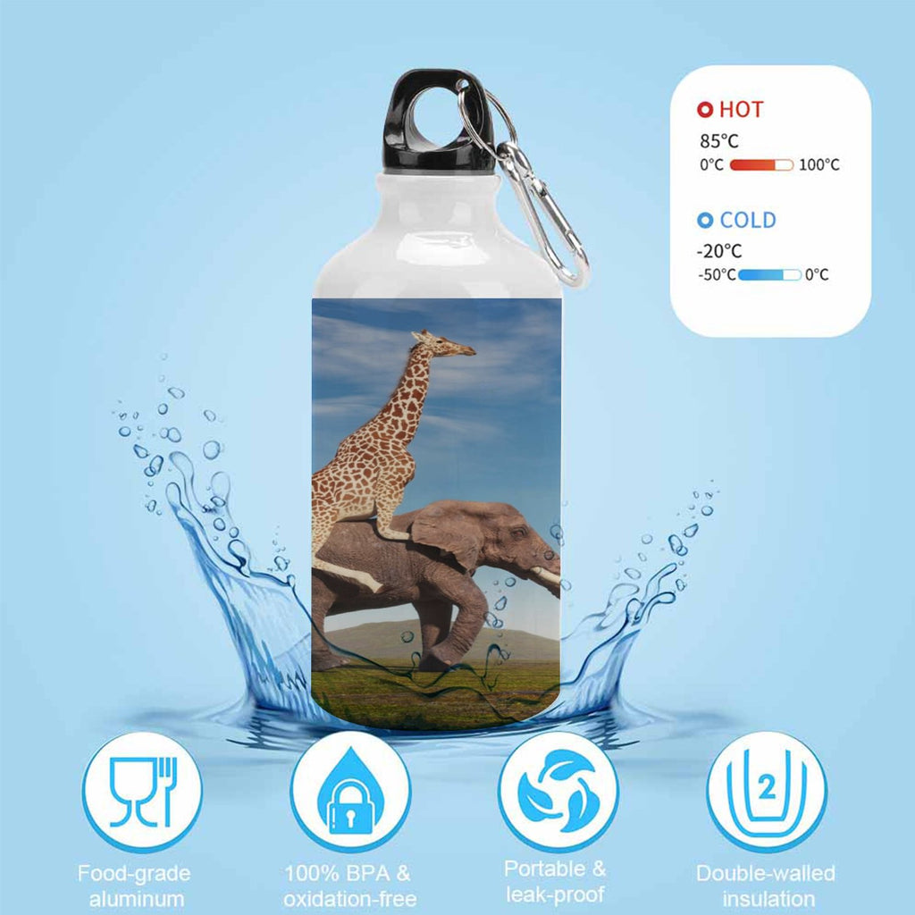 400ml Aluminum Sport Water Bottle with Twist Cap L5893