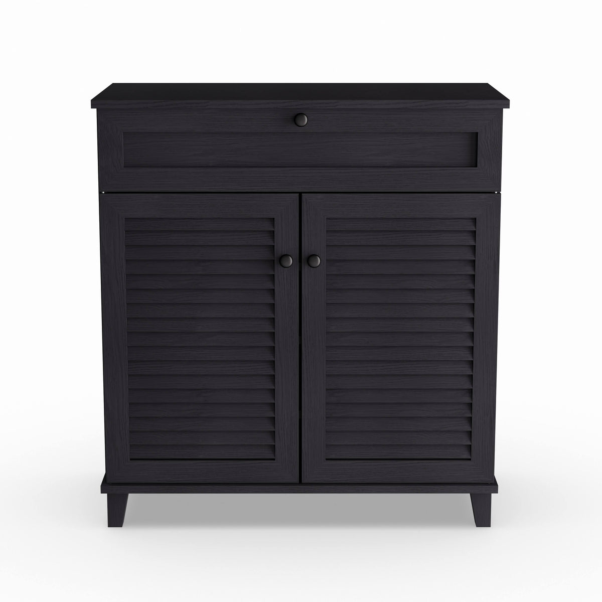 Espresso Wood Cabinet with Drawer F380502