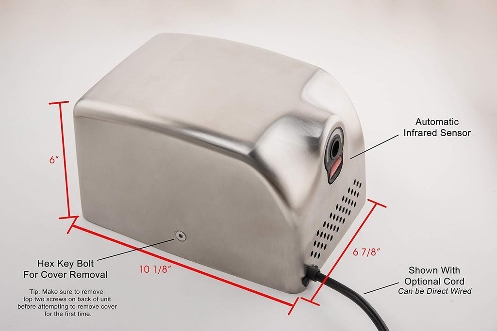 Stainless Steel Automatic Electric Hand Dryer D825