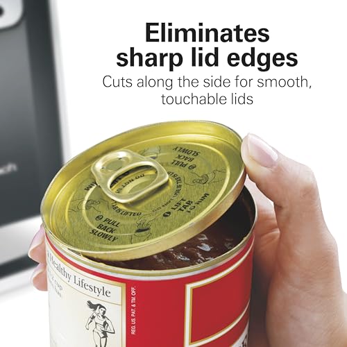 Smooth Edge Electric Automatic Can Opener, Black and Chrome F405852