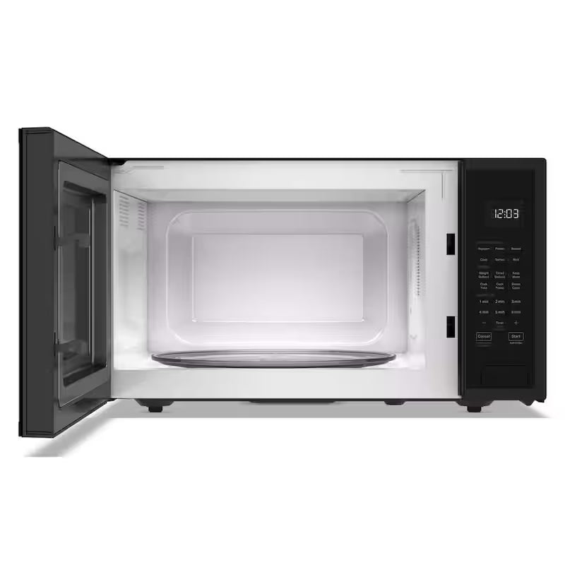 Black Stainless Countertop Microwave R855