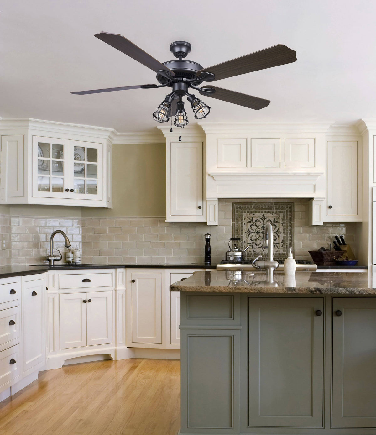 52 inch 3 Light Ceiling Fan in Graphite H470