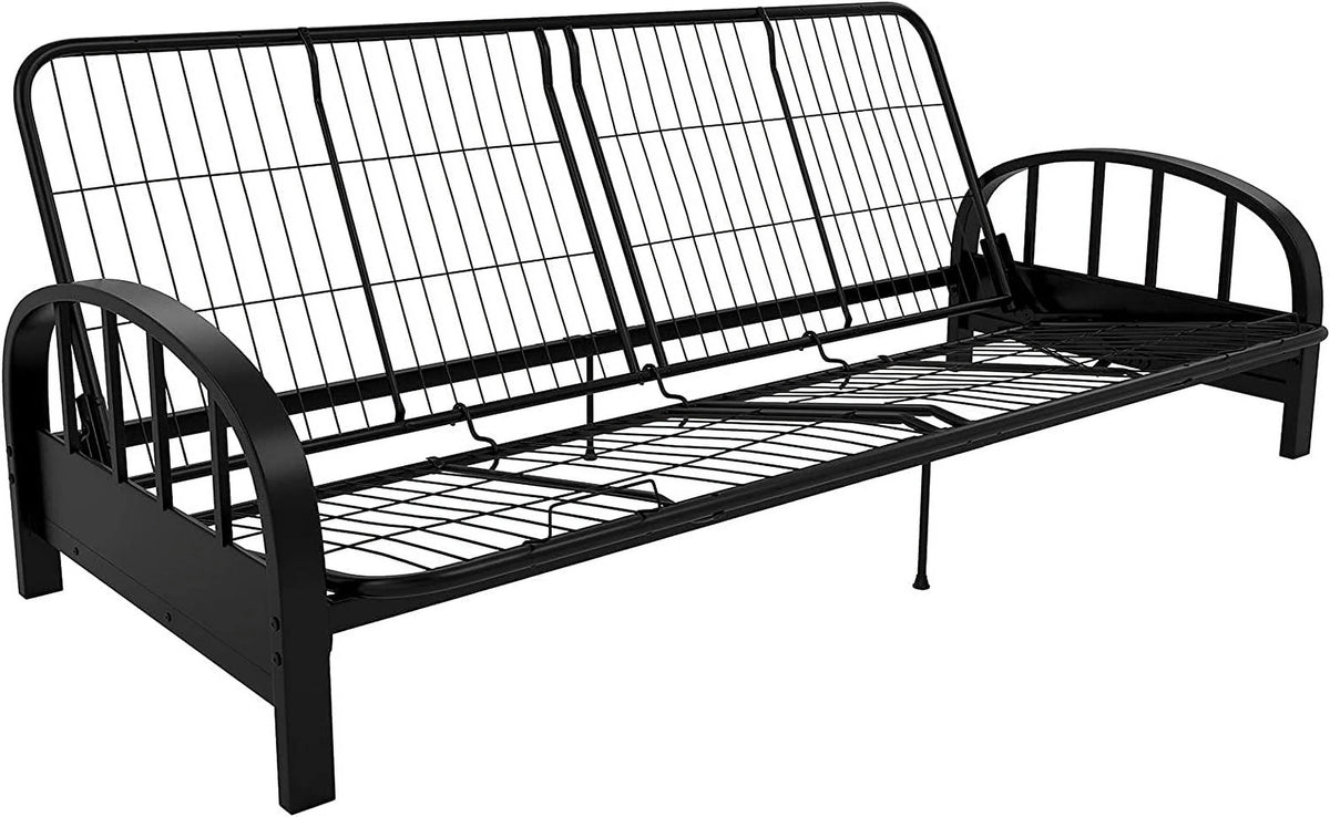 Black Metal Futon Frame F186