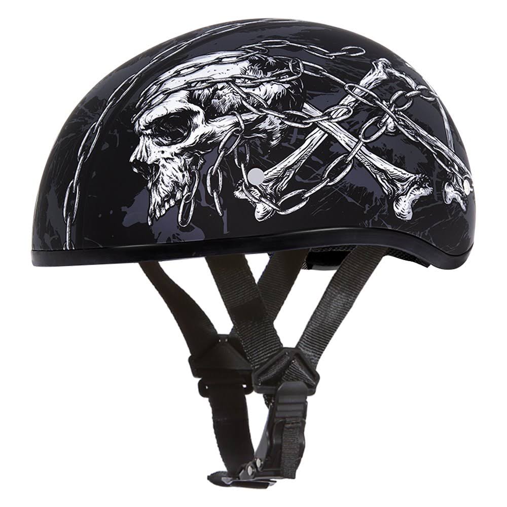 Black Half Face Helmet E909