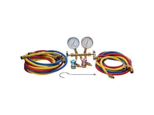 R12 and R134A Brass Manifold Set Z268