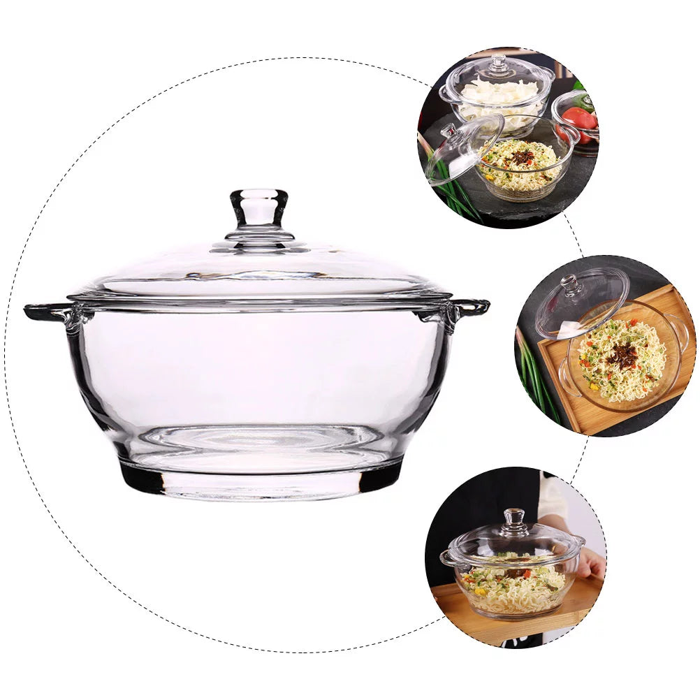 Tempered Glass Salad Bowl G773