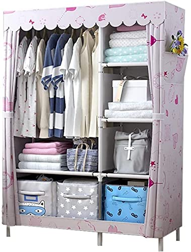 170 * 105 * 45cm Metal Bracket Fabric Wardrobe Y87607