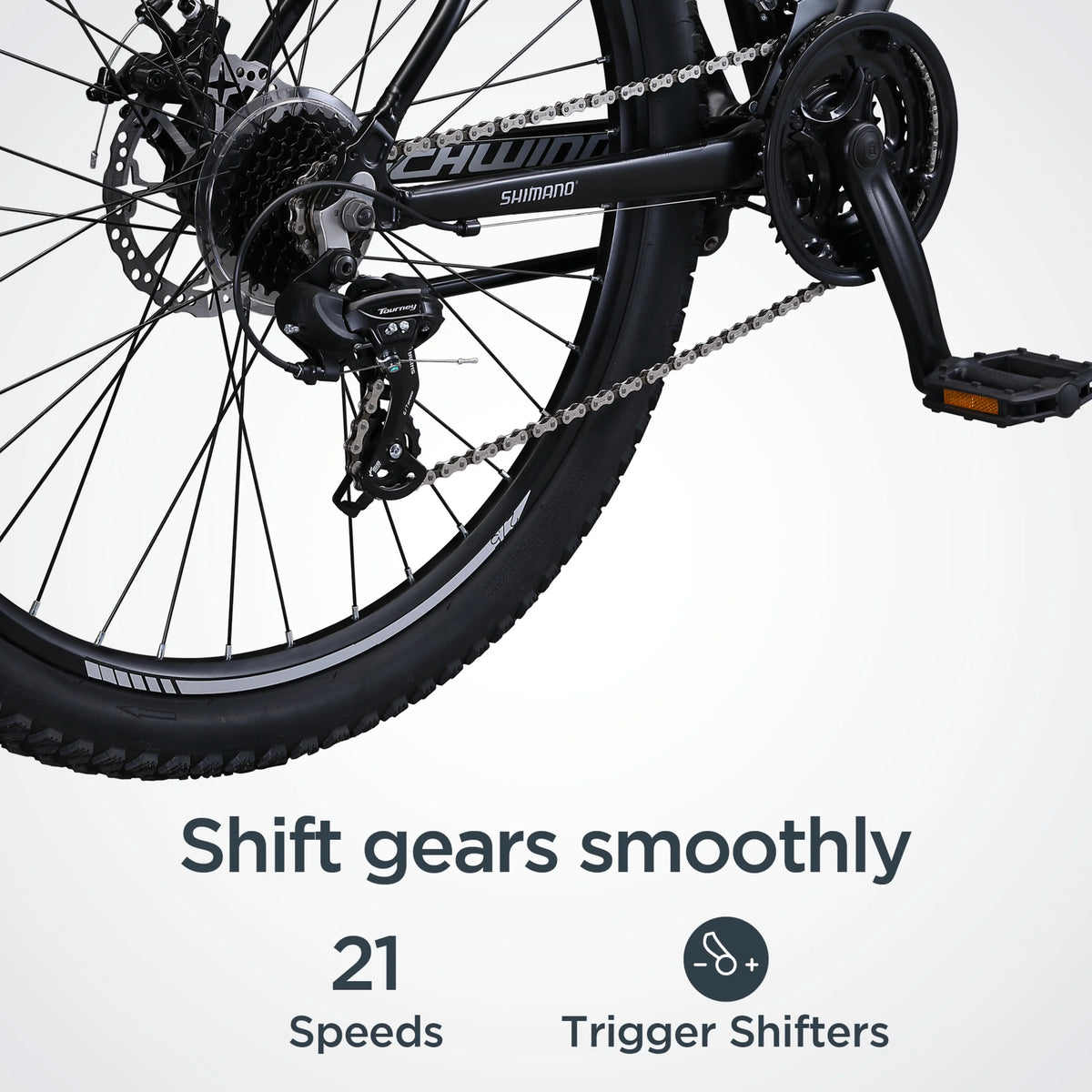 27.5 inch 21 Speed Grey Mountain Bike O685969