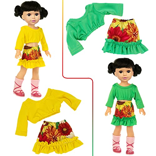 10 Sets 14.5 Inch Doll Clothes and Party Dress H24726